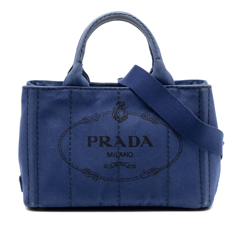 Prada Canapa Convertible Tote Canvas #298226P85B